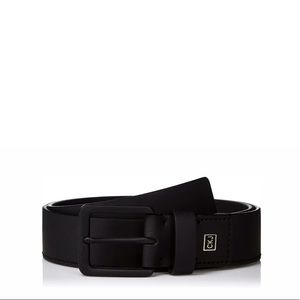 Calvin Klein Men's 35mm Rubberized Leather Belt